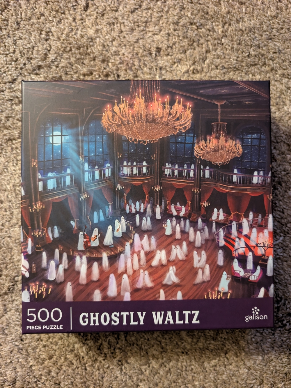 Galison Ghostly Waltz 500-Piece Puzzle - New
